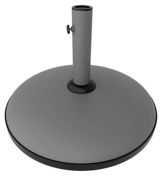 Terra - Okrągła podstawa parasola ogrodowego Ø45 cm 15 kg z szarego betonu