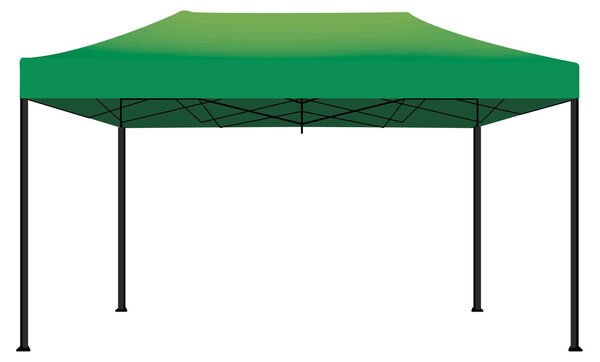Namiot ogrodowy/altana Kebon 3x4,5 m, wodoodporny, składany, na targi i targi, kolor zielony