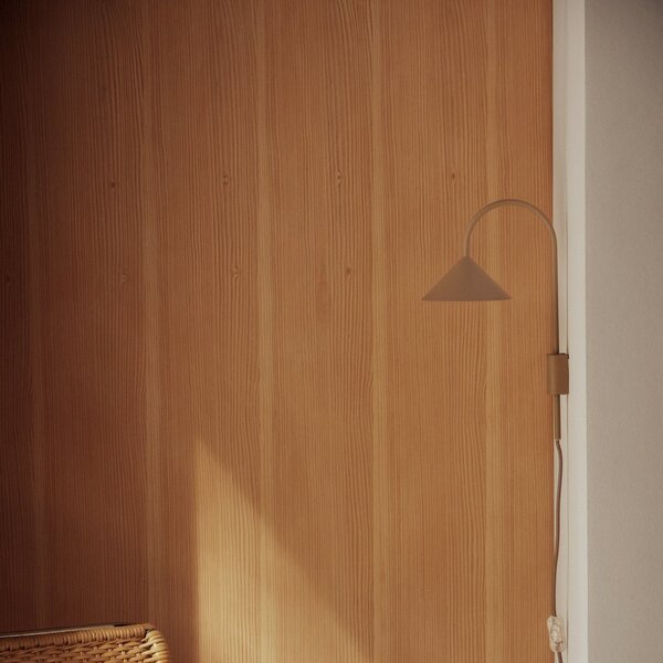 Lampa Ścienna FRANDSEN, Grasp, beżowy, przedpokój, metal, design