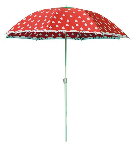 Fruit - Parasol plażowy 180 cm - Truskawka