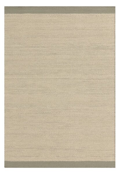 Kremowy/szałwiowy wełniany dywan tkany ręcznie 160x230 cm Lima Sage – Asiatic Carpets