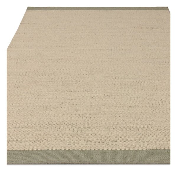 Kremowy/szałwiowy wełniany dywan tkany ręcznie 160x230 cm Lima Sage – Asiatic Carpets