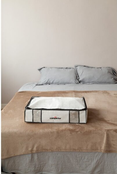 Tekstylny pojemnik do przechowywania ubrań próżniowy/usztywniany 65x50x15,5 cm Life – Compactor