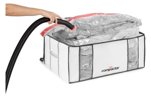 Tekstylny pojemnik do przechowywania ubrań próżniowy/usztywniany 65x45x27 cm Life – Compactor