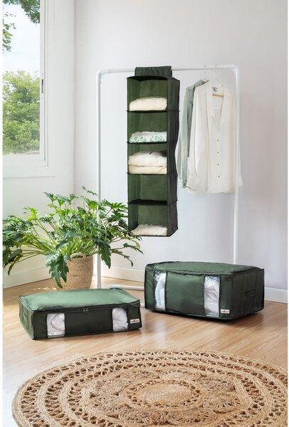 Tekstylny pojemnik do przechowywania ubrań próżniowy 65x45x27 cm Ecologik – Compactor
