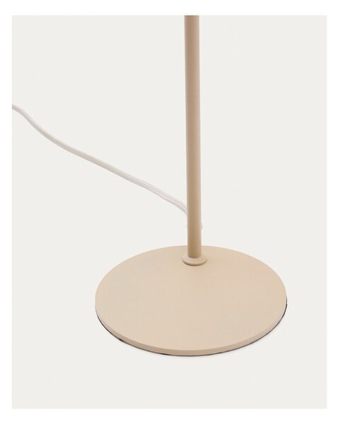 Beżowa metalowa lampa stołowa (wysokość 49 cm) Manie – Kave Home