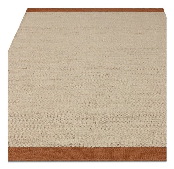Kremowy/w kolorze terakoty wełniany dywan tkany ręcznie 120x170 cm Lima Rust – Asiatic Carpets