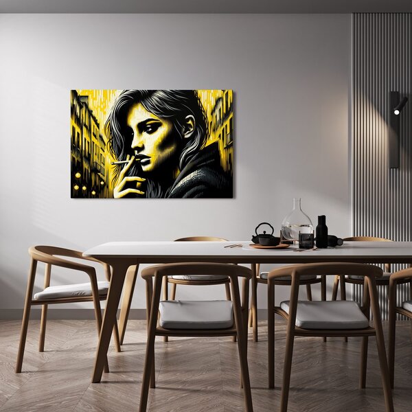Obraz miejski portret kobiety