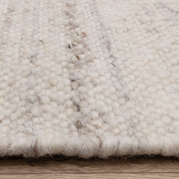 Dywan z mieszanki wełny dwustronny/tkany ręcznie w kolorze kości słoniowej 160x230 cm Birkdale Ivory – Asiatic Carpets