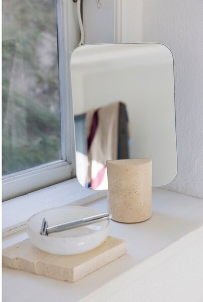Lustro kosmetyczne 18x30 cm Travertine – Mette Ditmer Denmark