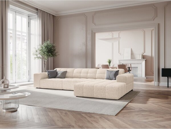 Kremowy narożnik (prawostronny) Chicago – Cosmopolitan Design
