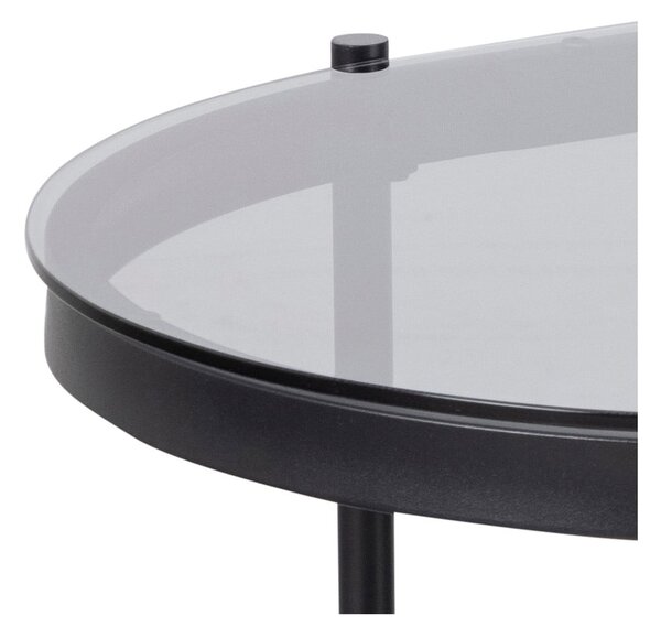 Stolik ze szklanym blatem 95x50 cm Bayonne – Actona