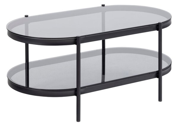 Stolik ze szklanym blatem 95x50 cm Bayonne – Actona