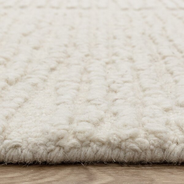 Wełniany dywan tkany ręcznie w kolorze kości słoniowej 120x170 cm Zennith Column – Asiatic Carpets