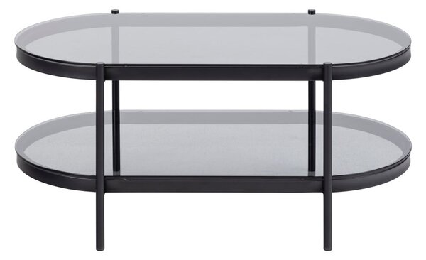 Stolik ze szklanym blatem 95x50 cm Bayonne – Actona
