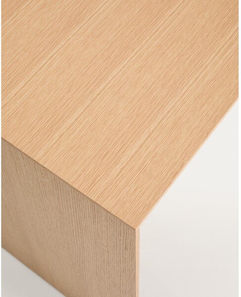 Biurko w dekorze dębu 60x140 cm Litto – Kave Home