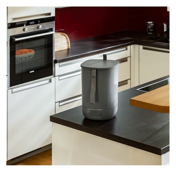 Szary kompostownik 10,6 l Bokashi – Plastia