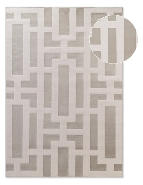 Szaro-kremowy dywan 120x170 cm Perles Onyx – Elle Decoration