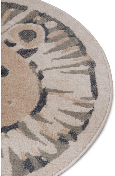 Beżowy dywan dziecięcy ø 100 cm Lion – Hanse Home