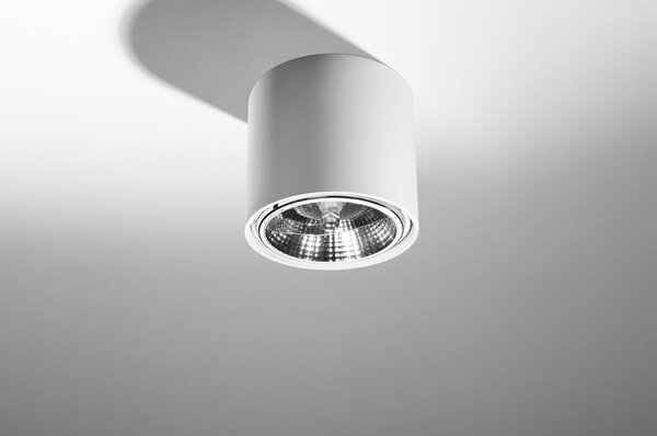 Biała lampa sufitowa Sollux Luigi