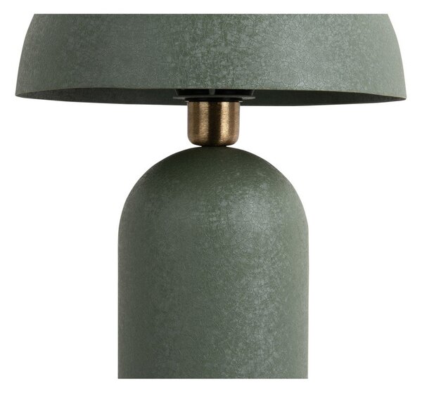 Zielona lampa stołowa z metalowym kloszem (wysokość 43 cm) Boaz – Leitmotiv