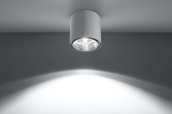 Biała lampa sufitowa Sollux Luigi