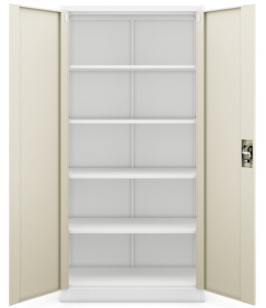 Szafa biurowa Eco Design Jan 90x40x185 cm biały/dąb sonoma