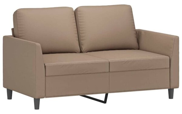 Sofa, 2-osobowa kolor cappuccino, 120 cm, sztuczna skÃ³ra