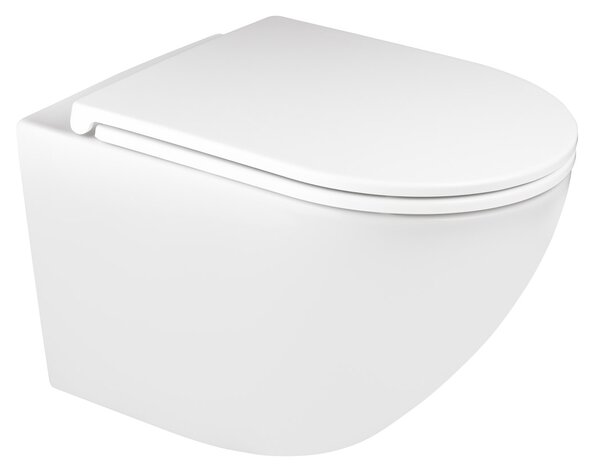 Hagser Beno miska WC wisząca Rimless z deską wolnoopadającą biały HGR13000042