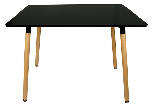 Stół do jadalni BERGEN 100x70 cm czarny