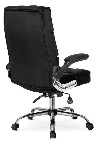 Nowoczesny czarny biurowy fotel gabinetowy C3-A35