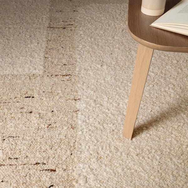 Beżowy wełniany dywan dwustronny/tkany ręcznie 120x170 cm Napa Tumbla – Asiatic Carpets