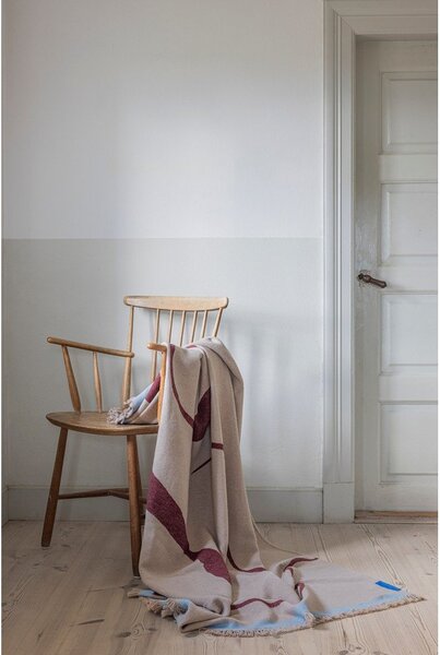 Beżowy koc 130x175 cm Studio – Mette Ditmer Denmark