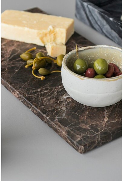 Marmurowa deska do serwowania 38 x 18 cm Marble – Mette Ditmer Denmark