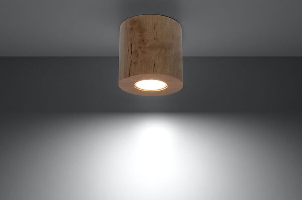 Drewniana lampa sufitowa Sollux Roda