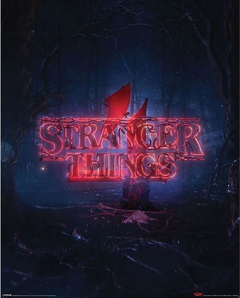 Plakat, Obraz Stranger Things 4 - Season 4 Teaser, (40 x 50 cm)