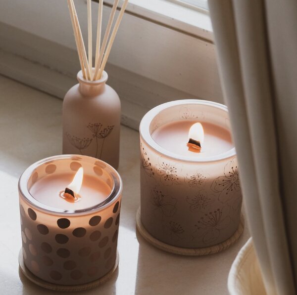 Szklana świeca zapachowa SCENTED CANDLE BIG 315g