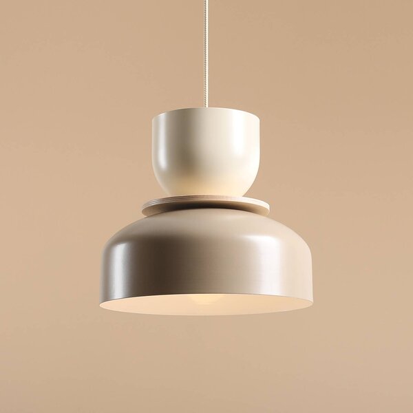 Lampa wisząca Uto ALDEX, możliwość ściemniania, kremowy / amber, salon / jadalnia, metal, nowoczesny
