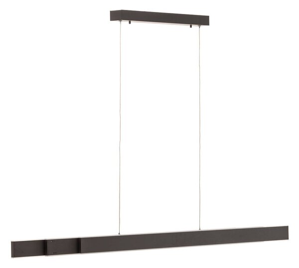 PURE Lampa wisząca Lume, możliwość ściemniania, czarny, salon / jadalnia, aluminium, nowoczesny