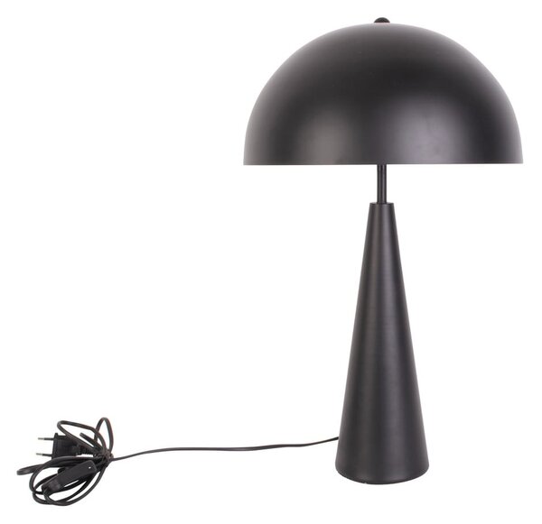 Czarna lampa stołowa Leitmotiv Sublime, wys. 51 cm