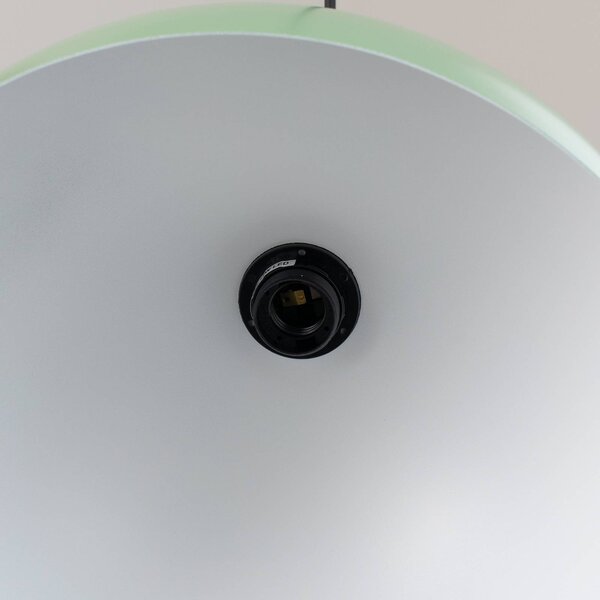 Lampa wisząca Kure Opviq, możliwość ściemniania, zielony, kuchnia, metal, nowoczesny