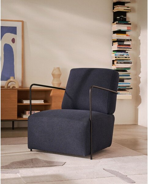 Niebieski fotel Gamer – Kave Home