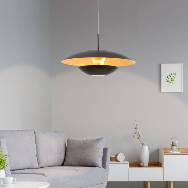 EGLO Lampa wisząca Nuvano, możliwość ściemniania, brązowy / rdzawy, salon / jadalnia, metal, nowoczesny