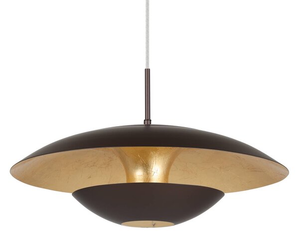 EGLO Lampa wisząca Nuvano, możliwość ściemniania, brązowy / rdzawy, salon / jadalnia, metal, nowoczesny