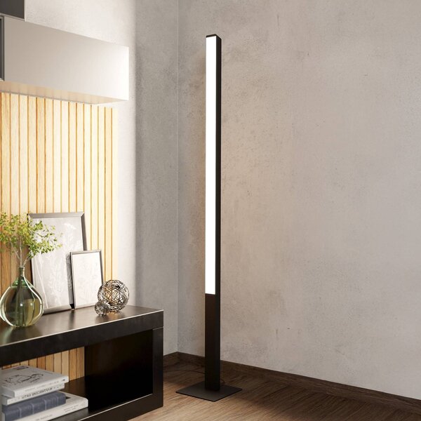 EGLO connect Simolaris-Z lampa stojąca LED Connect Simolaris-z, możliwość ściemniania, czarny, salon / jadalnia, metal, nowoczesny