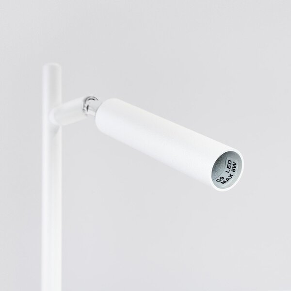 Biała lampa stołowa (wysokość 43 cm) Fideus – Sollux