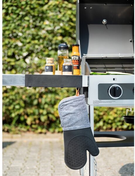 Czarna listwa magnetyczna na przybory kuchenne Wenko Black Outdoor Kitchen Ima