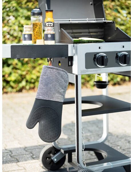 Czarna listwa magnetyczna na przybory kuchenne Wenko Black Outdoor Kitchen Ima