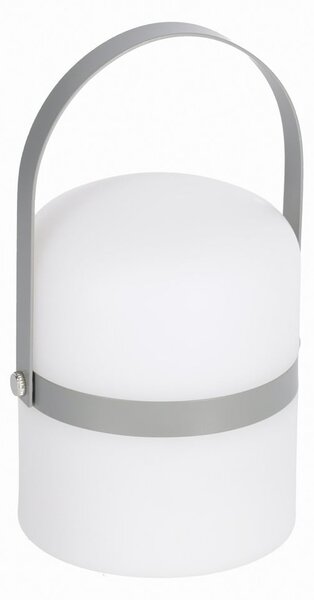 Szara lampa zewnętrzna Kave Home Janvir, wys. 16 cm