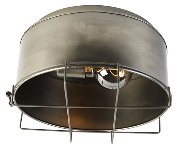 Industriële plafondlamp grijs 35 cm - Barril Oswietlenie wewnetrzne